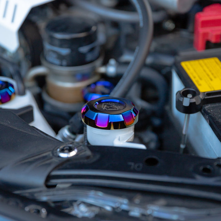 Suya Engine Bay Oil Caps (Titanium) for Subaru BRZ/Levorg/WRX & Other Models