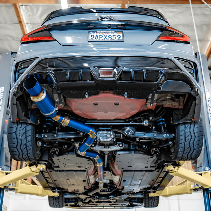 AFD Full Titanium Single Exit 3" Cat Back Exhaust For 2022+ Subaru WRX VB