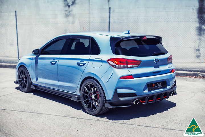 Flow Designs i30N Hatch PD (2018-2020) Side Skirt Splitter Winglets - Pair