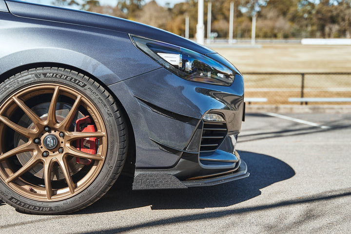 Flow Designs i30N PD PFL (2018-2020) Front Bumper Canards
