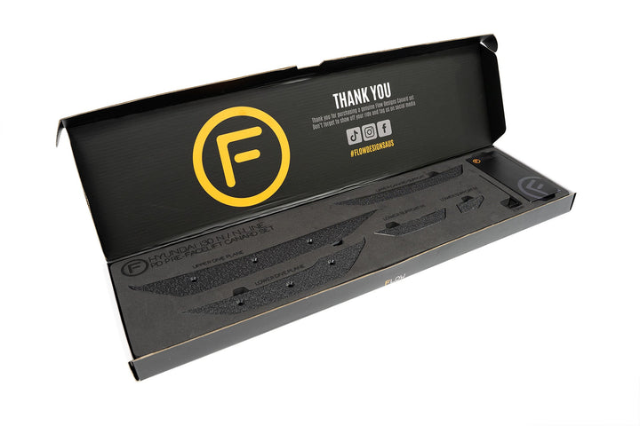 Flow Designs i30N PD PFL (2018-2020) Front Bumper Canards