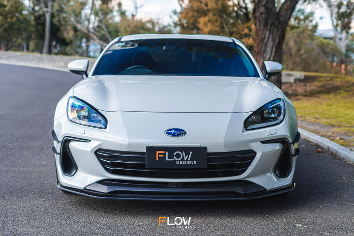 Flow Designs Front Bumper Canards for 2022+ Subaru BRZ ZD8 & Toyota GR86 ZN8
