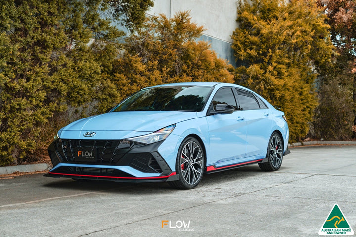 Flow Designs CN7 i30N Sedan (2021-2023) Front Lip Splitter Winglets - Pair