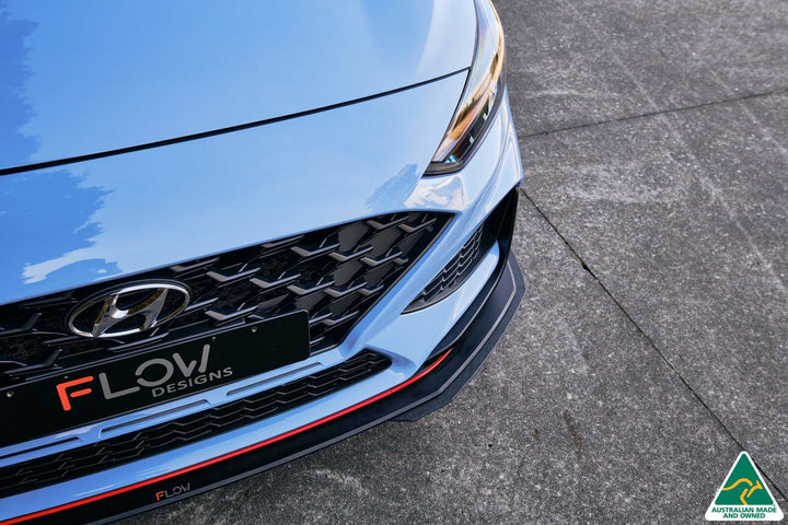 Flow Designs i30N Hatch PD FL (2021) Front Lip Splitter Extensions - Pair