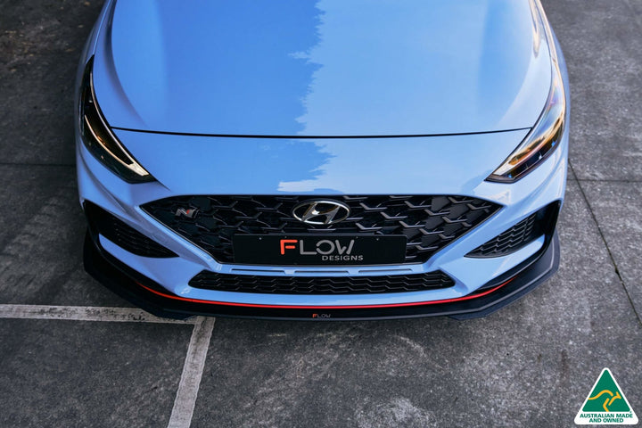 Flow Designs i30N Hatch PD FL (2021) Front Lip Splitter Extensions - Pair