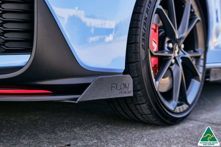 Flow Designs i30N Hatch PD FL (2021) Front Lip Splitter Winglets - Pair