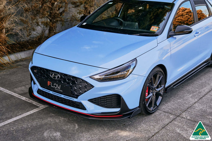 Flow Designs i30N Hatch PD FL (2021) Front Lip Splitter Winglets - Pair