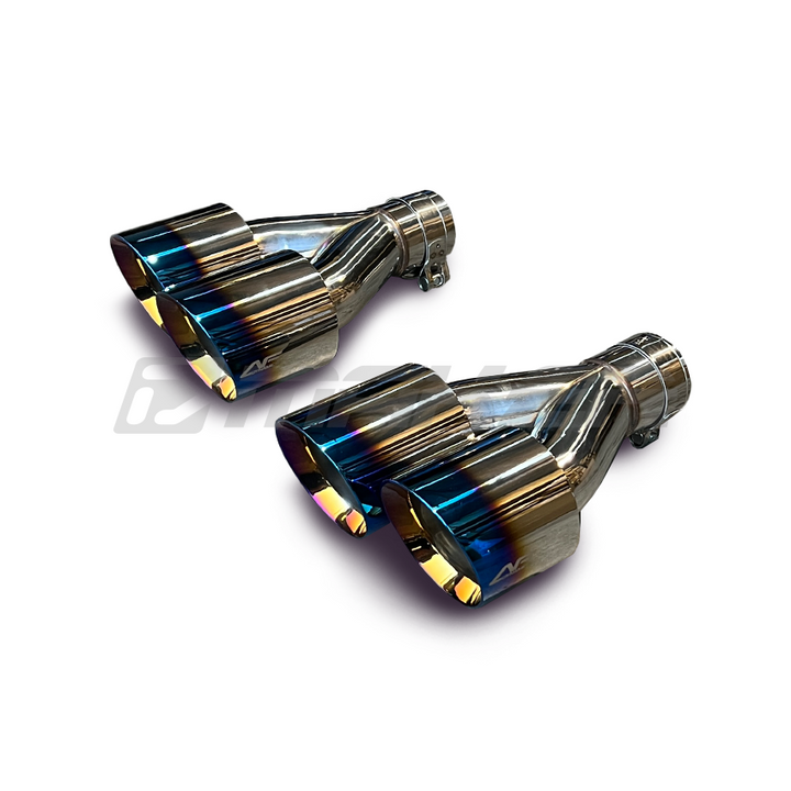 AFD Stainless Steel Double Wald 4" Axle Back Exhaust For Subaru WRX VB 2022-2025