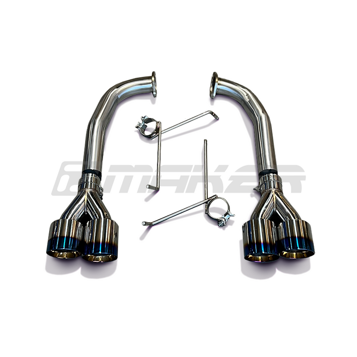 AFD Stainless Steel Double Wald 4" Axle Back Exhaust For Subaru WRX VB 2022-2025