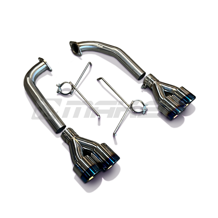AFD Stainless Steel Double Wald 4" Axle Back Exhaust For Subaru WRX VB 2022-2025