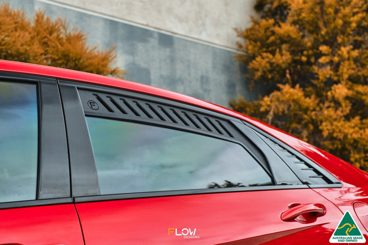 Flow Designs CN7 i30 N Line Sedan (2020-2022) Rear Window Vents - Pair