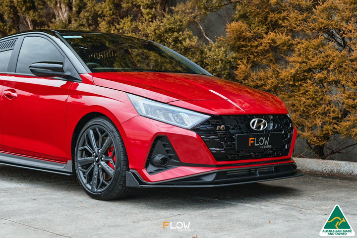 Flow Designs i20N BC3 Front Lip Splitter & Mounting Brackets