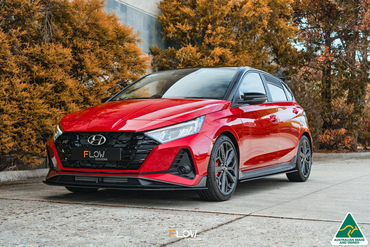Flow Designs i20N BC3 Front Lip Splitter & Mounting Brackets