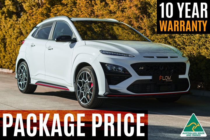 Flow Designs Hyundai Kona N Full Lip Splitter Set