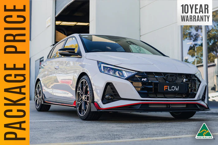 Flow Designs Hyundai i20N BC3 FL - Full Lip Splitter Set