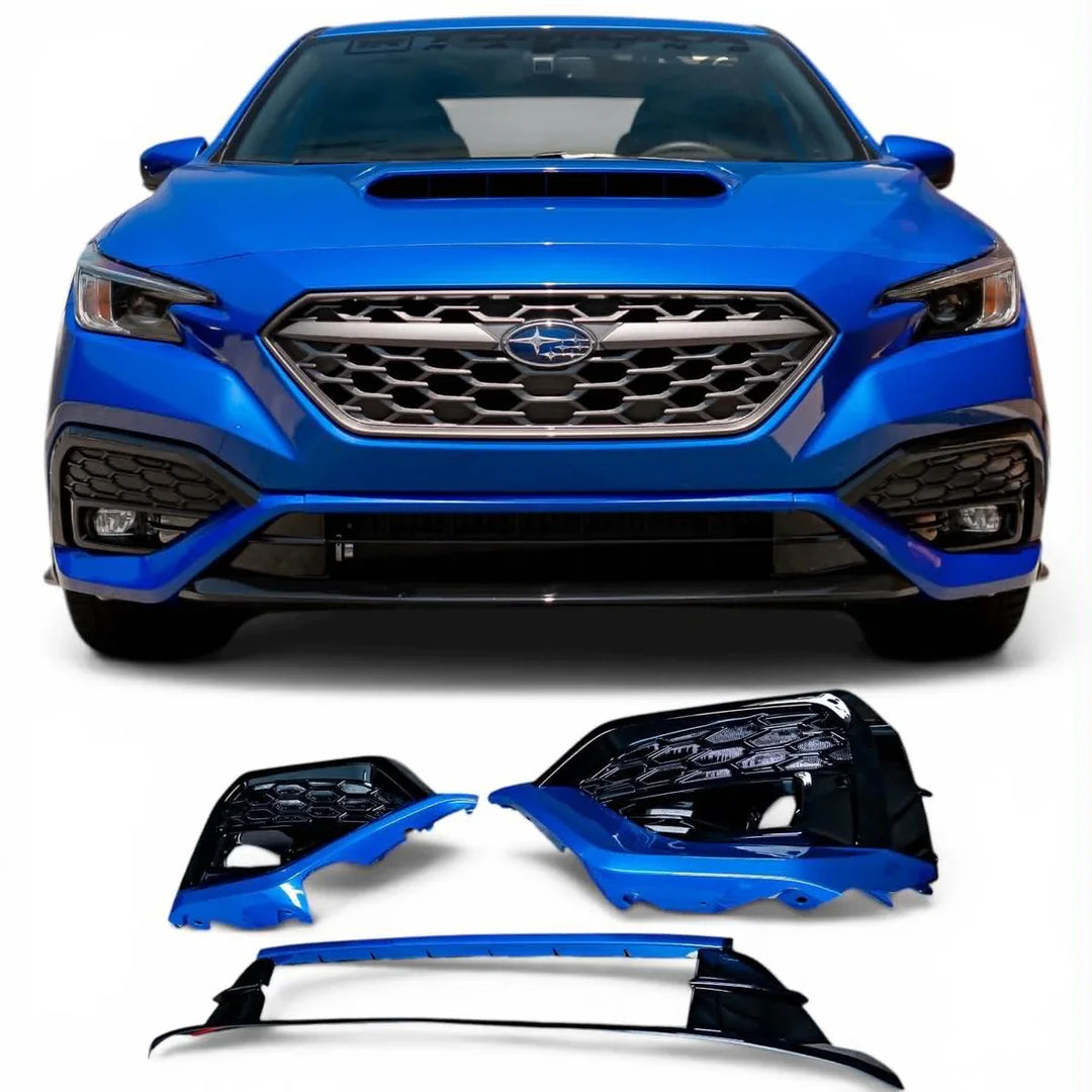 AFD S-Spec (V3) Paint Matched Front Bumper Trims for Subaru WRX (VB) 2022-2026