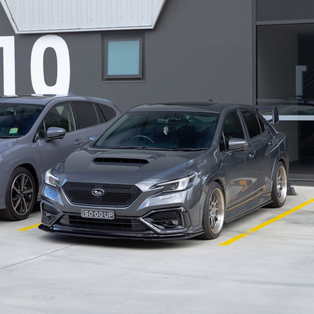 AFD S-Spec V2 Front Lip/Under Spoiler (3-Piece) For Subaru WRX VB 2022-2025 [Paint Matched]