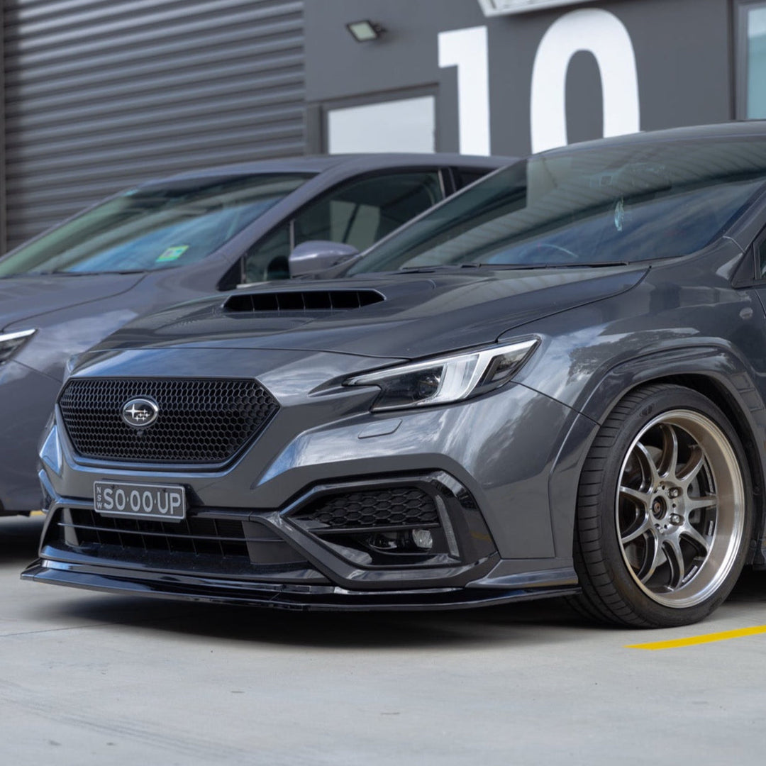 AFD S-Spec V2 Front Lip / Under Spoiler (3-Piece) for Subaru WRX (VB) 2022-2025