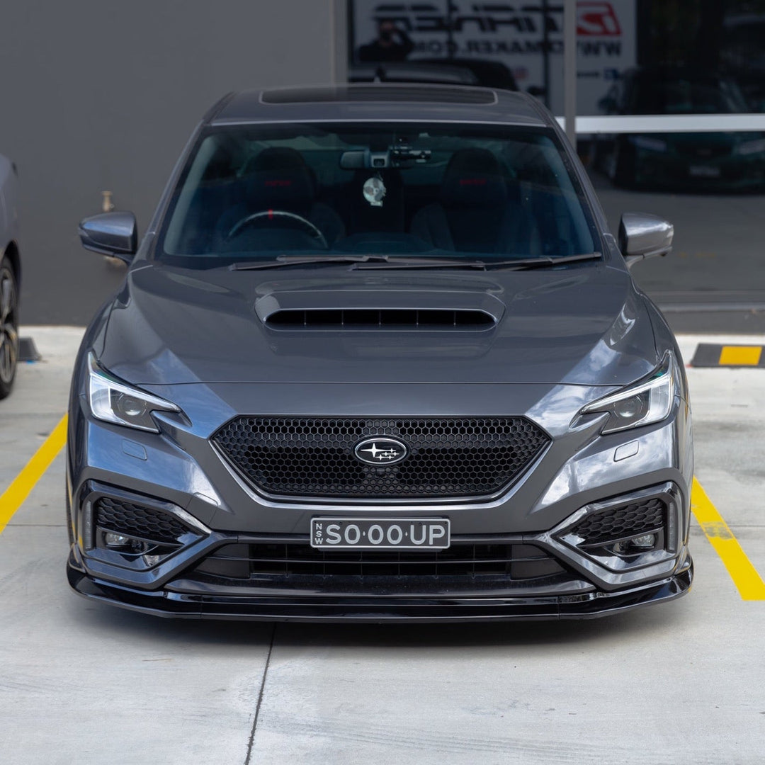 AFD S-Spec V2 Front Lip/Under Spoiler (3-Piece) For Subaru WRX VB 2022-2025 [Paint Matched]