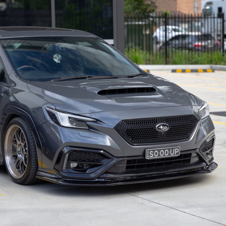 AFD S-Spec V2 Front Lip/Under Spoiler (3-Piece) For Subaru WRX VB 2022-2025 [Paint Matched]