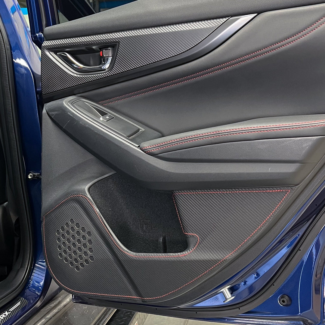 AXIS PARTS Inner Door Protectors / Kick Guards (4-Piece) For 2022+ Subaru WRX VB/VN [Carbon Pattern]