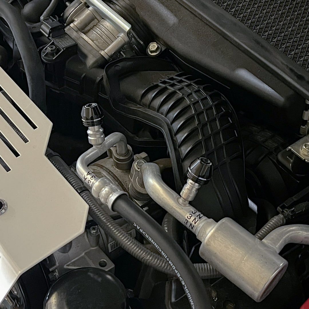 Suya Engine Bay Aluminum Alloy A/C Line Cap Kit for Subaru BRZ/Levorg/WRX & Other Models