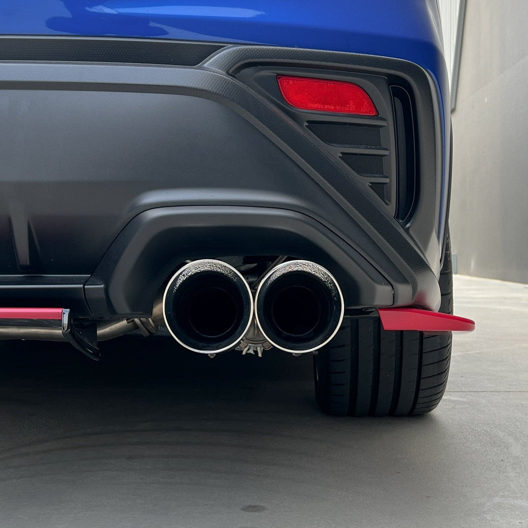 AFD Stainless Steel Double Wald 4" Axle Back Exhaust For Subaru WRX VB 2022-2025