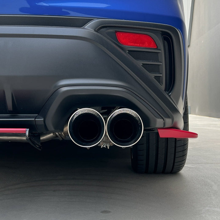 AFD Stainless Steel Double Wald 4" Axle Back Exhaust For Subaru WRX VB 2022-2025