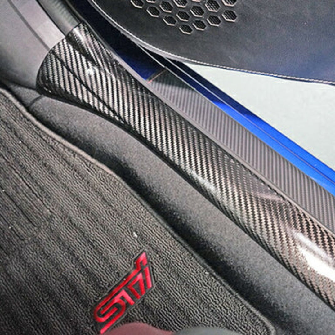 AXIS PARTS Front Scuff Plate Covers (Left & Right) For 2022+ Subaru WRX VB/VN [Dry Carbon Fibre]