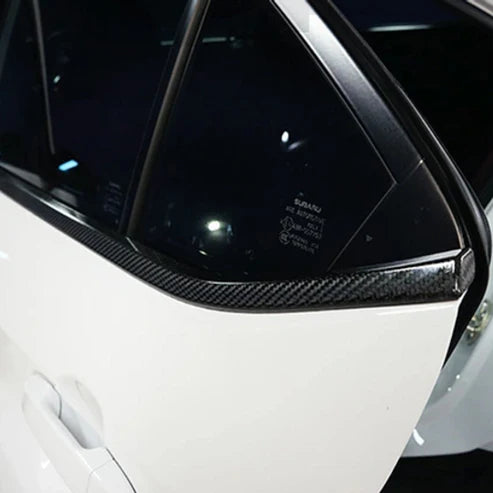 Axis Parts Dry Carbon Fibre Door Window Frame Covers for Subaru WRX VB 2022+