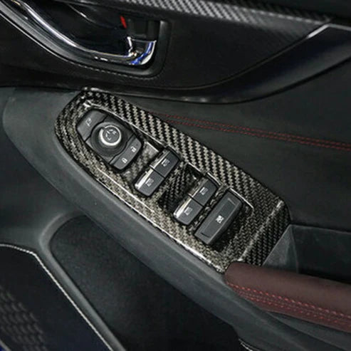 Axis Parts Dry Carbon Fibre Door Window Switch Panel Cover for Subaru WRX VB/VN 2022+