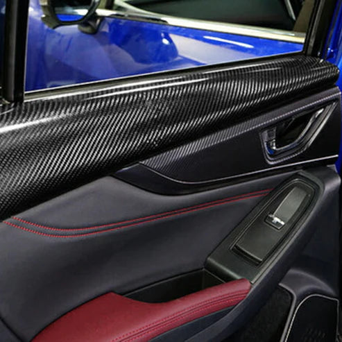 Axis Parts Dry Carbon Fibre Rear Inner Door Trim Covers for Subaru WRX VB/VN 2022+