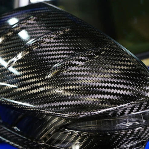Axis Parts Dry Carbon Fibre Mirror Covers (Stick-On Covers) for Subaru WRX VB/VN 2022+