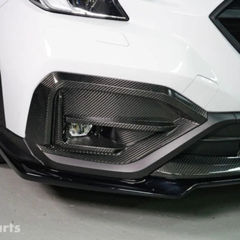 Axis Parts Dry Carbon Fibre Fog Light Bezel Covers for Subaru WRX VB 2022+