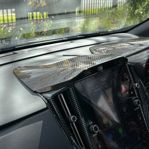 Automodellista Dry Carbon Fibre Centre Information Display Hood Cover for Subaru WRX (VB/VN) & Crosstrek (G6X) 2022+