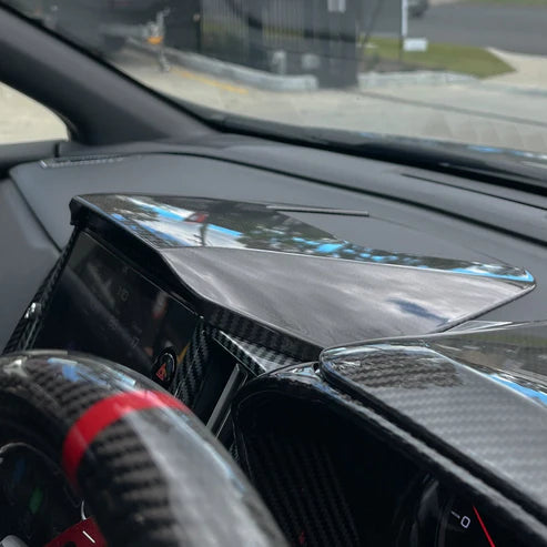 Automodellista Dry Carbon Fibre Centre Information Display Hood Cover for Subaru WRX (VB/VN) & Crosstrek (G6X) 2022+