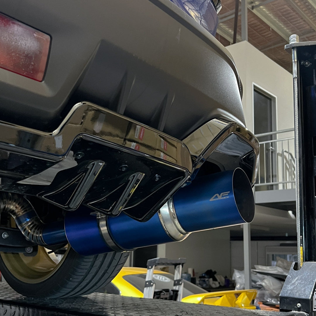 AFD Full Titanium Dual Exit 3" Cat Back Exhaust For Subaru WRX VB 2022-2025
