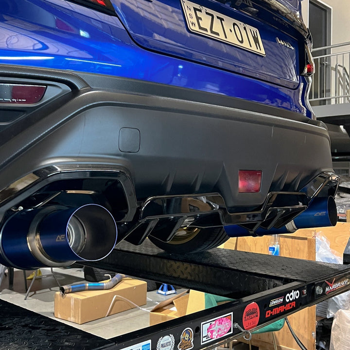 AFD Full Titanium Dual Exit 3" Cat Back Exhaust For Subaru WRX VB 2022-2025