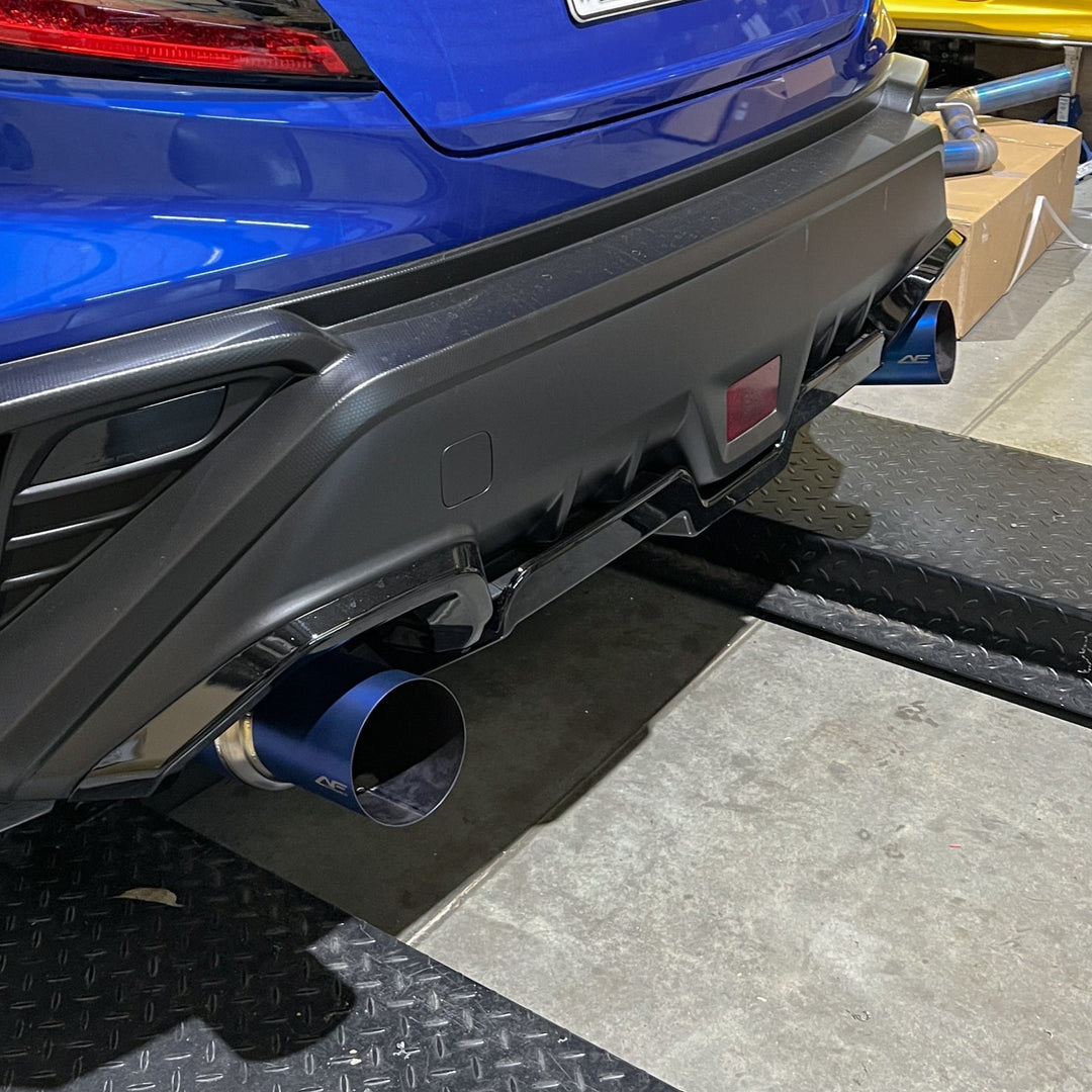 AFD Full Titanium Dual Exit 3" Cat Back Exhaust For Subaru WRX VB 2022-2025