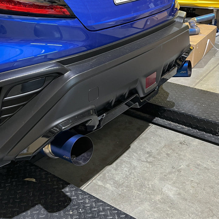 AFD Full Titanium Dual Exit 3" Cat Back Exhaust For Subaru WRX VB 2022-2025