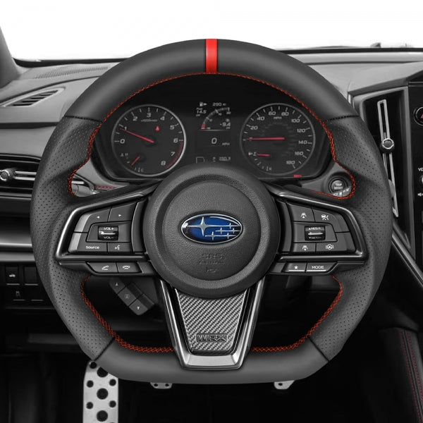 CEEHOR D-Shape Steering Wheel (Leather + Leather) For Subaru WRX VB/VN 2022+