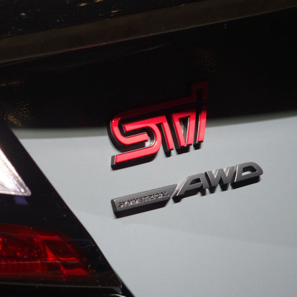 STI Rear Emblem Set (WRX S4 STI Sport) for Subaru WRX (VB) 2022-2025