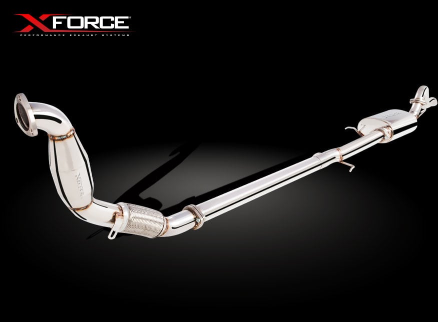 Xforce Mitsubishi Triton 2.5L TD Turbo-Back Exhaust with Catalytic Converter