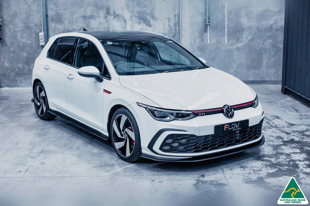MK8 Golf GTI Front Lip Splitter Extensions
