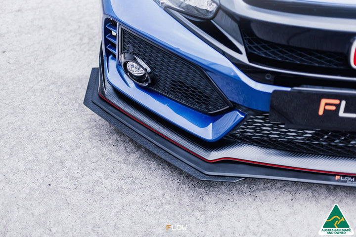 FK8 Civic Type R Front Lip Splitter Extensions