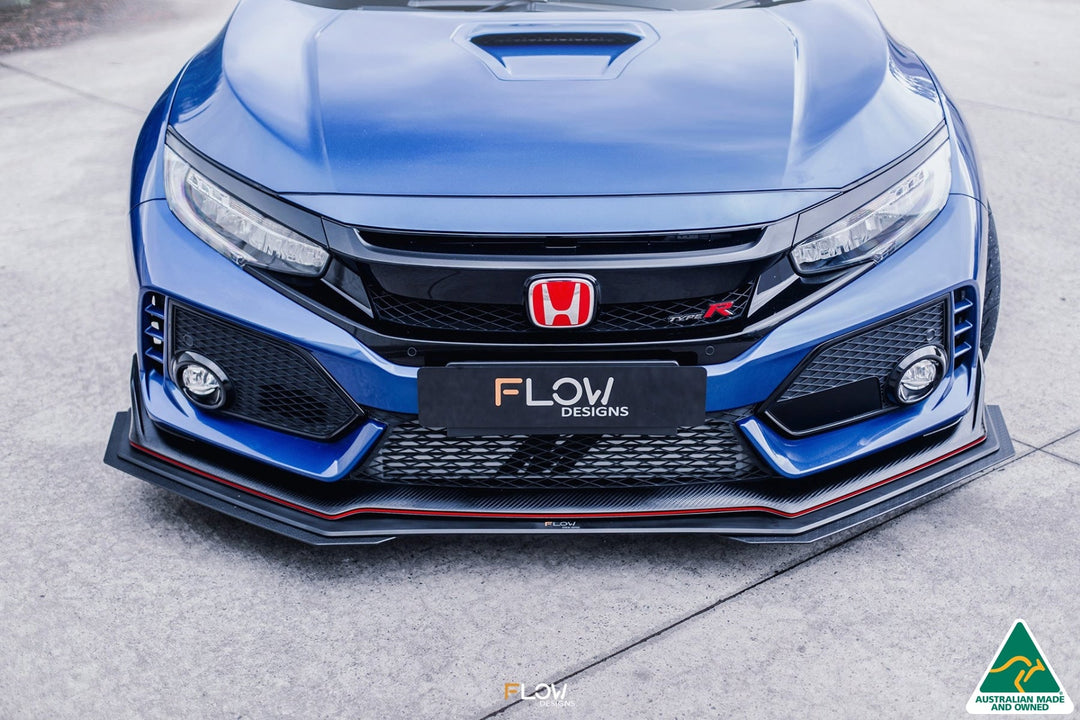 FK8 Civic Type R Front Lip Splitter Extensions