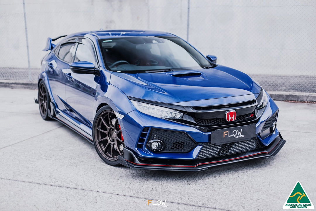 FK8 Civic Type R Front Lip Splitter Extensions