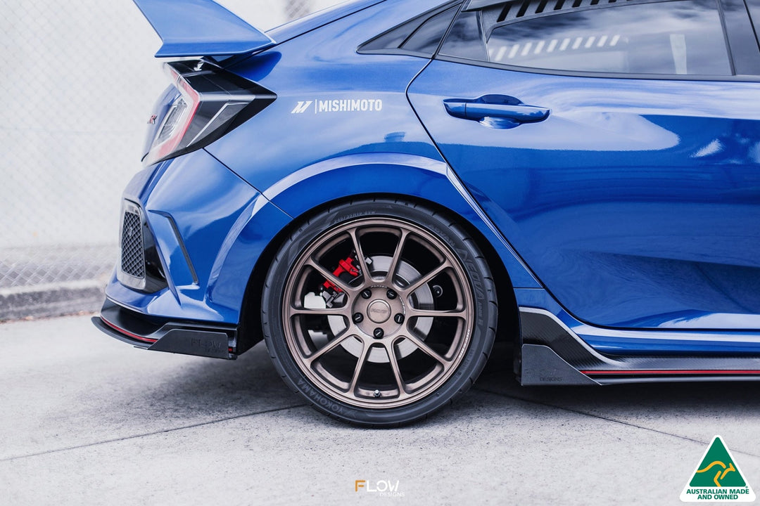 FK8 Civic Type R Side Skirt Splitter Winglets