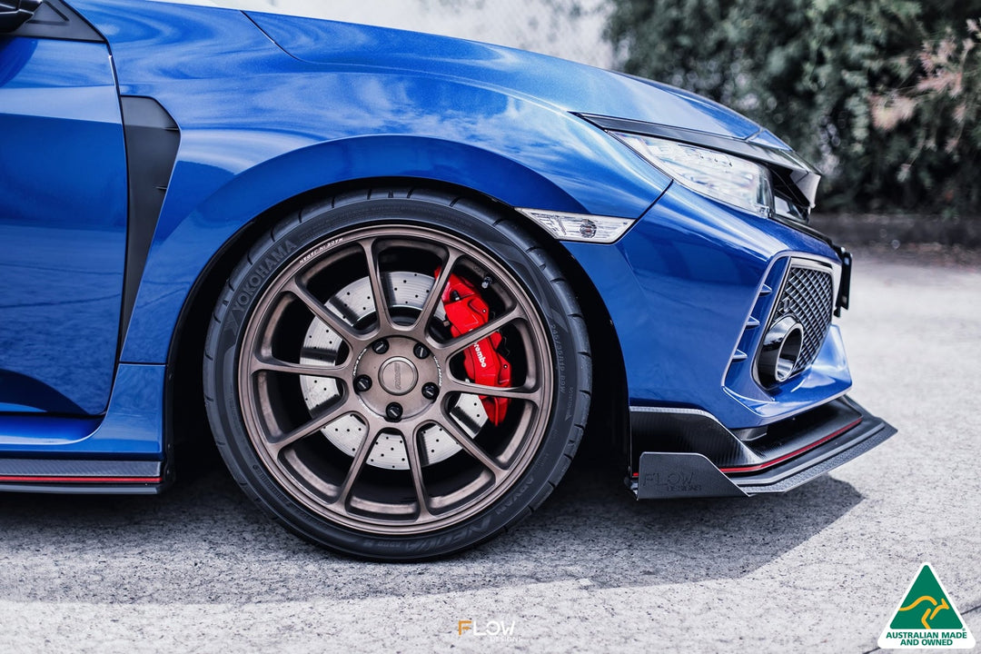 FK8 Civic Type R Front Lip Splitter Winglets