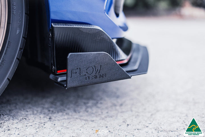FK8 Civic Type R Front Lip Splitter Winglets